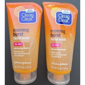 Clean & Clear - Morning Burst Facial Scrub 5 Oz - Discontinued - Set of Two 2016
